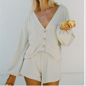 Sabo Skirt Woven Ellis Set Tan